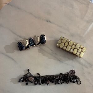 Elegant Black and Gold bracelets